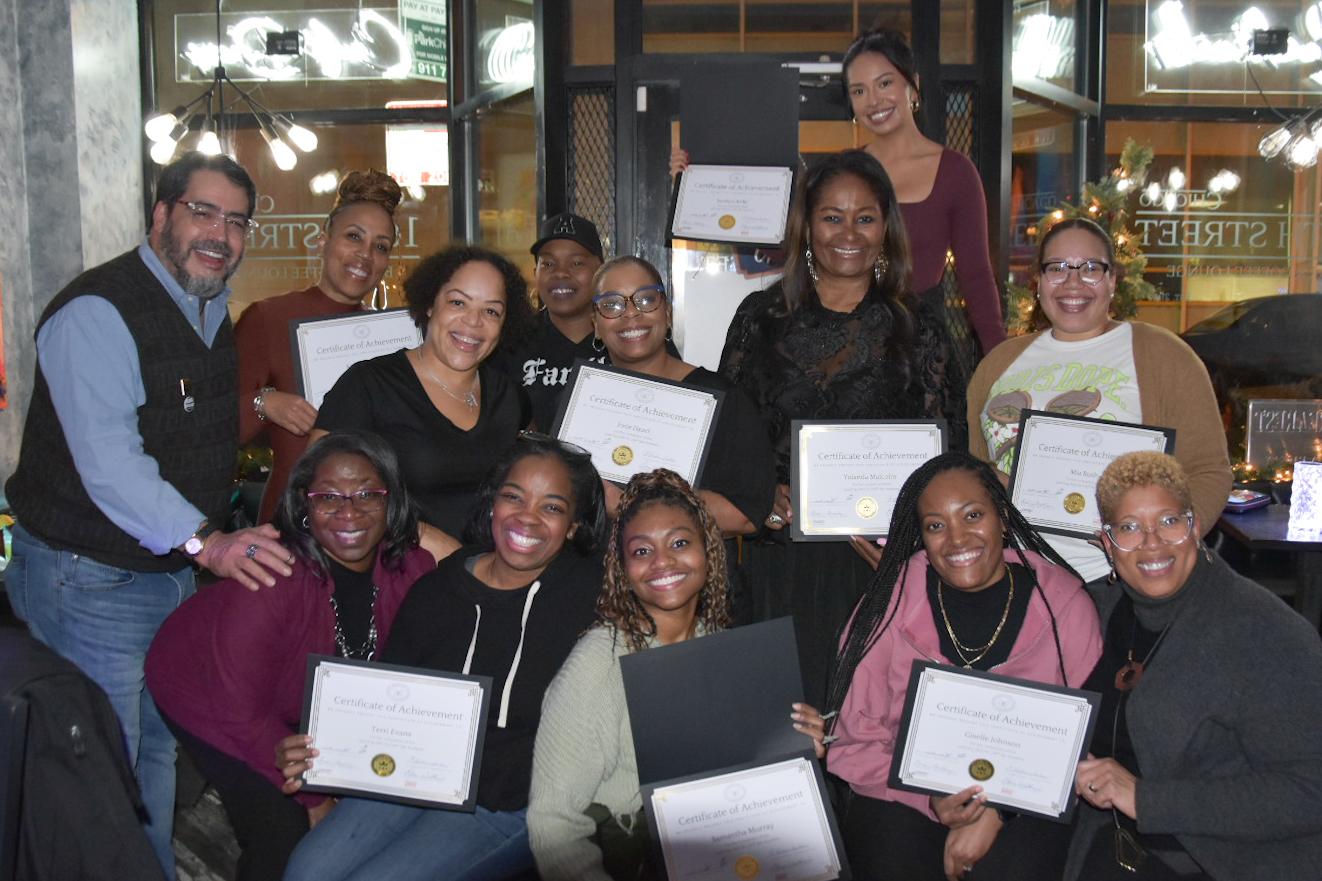 Graduates of the Learning Skills For Life program in Chicago, IL