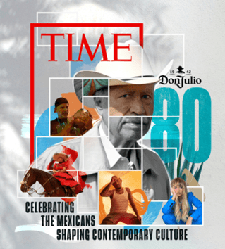 Cover of Time Magazine Don Julio 80th year