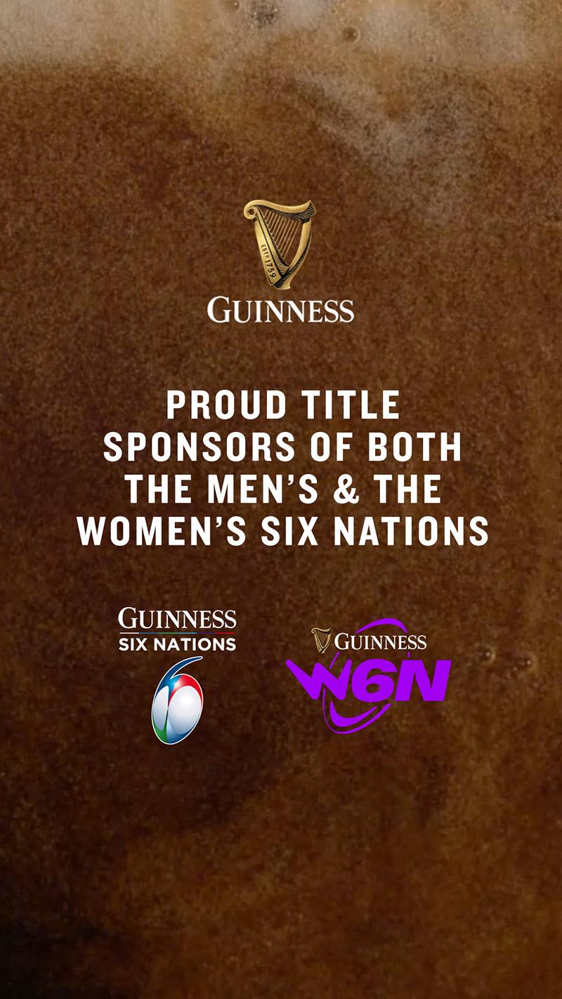Guinness Six Nations partnership advert