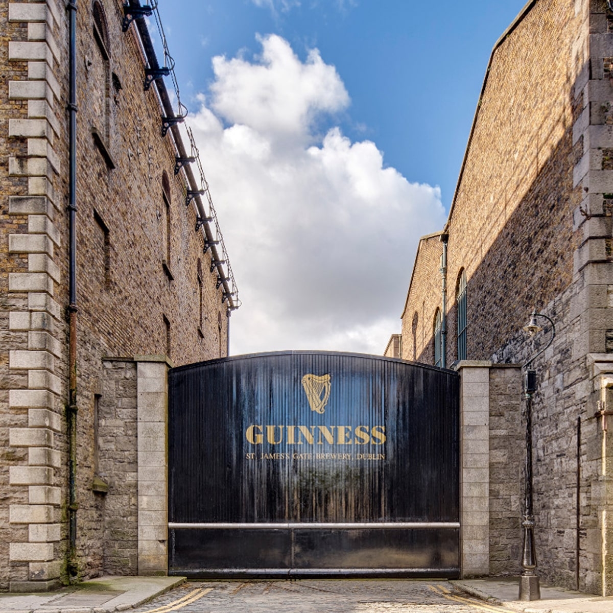 The Gates To Guinness Brewery In Dublin