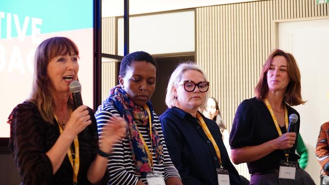 Creative Comeback 'returners' on a panel