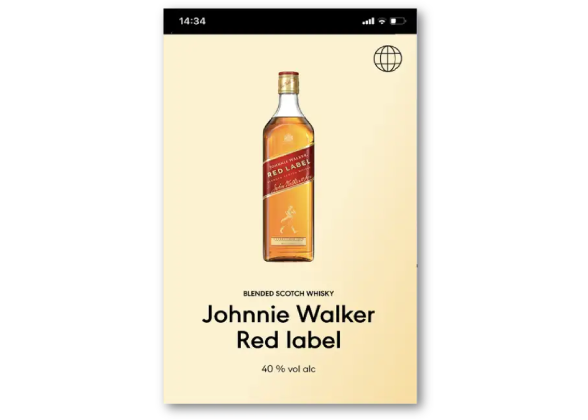 Johnnie Walker Red label