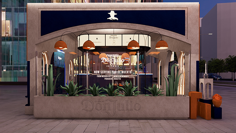 Panadería Don Julio pop up experience to celebrate Día de Muertos in Bogotá, Colombia